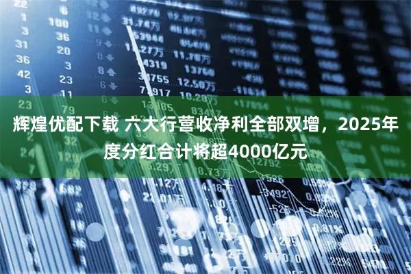 辉煌优配下载 六大行营收净利全部双增，2025年度分红合计将超4000亿元